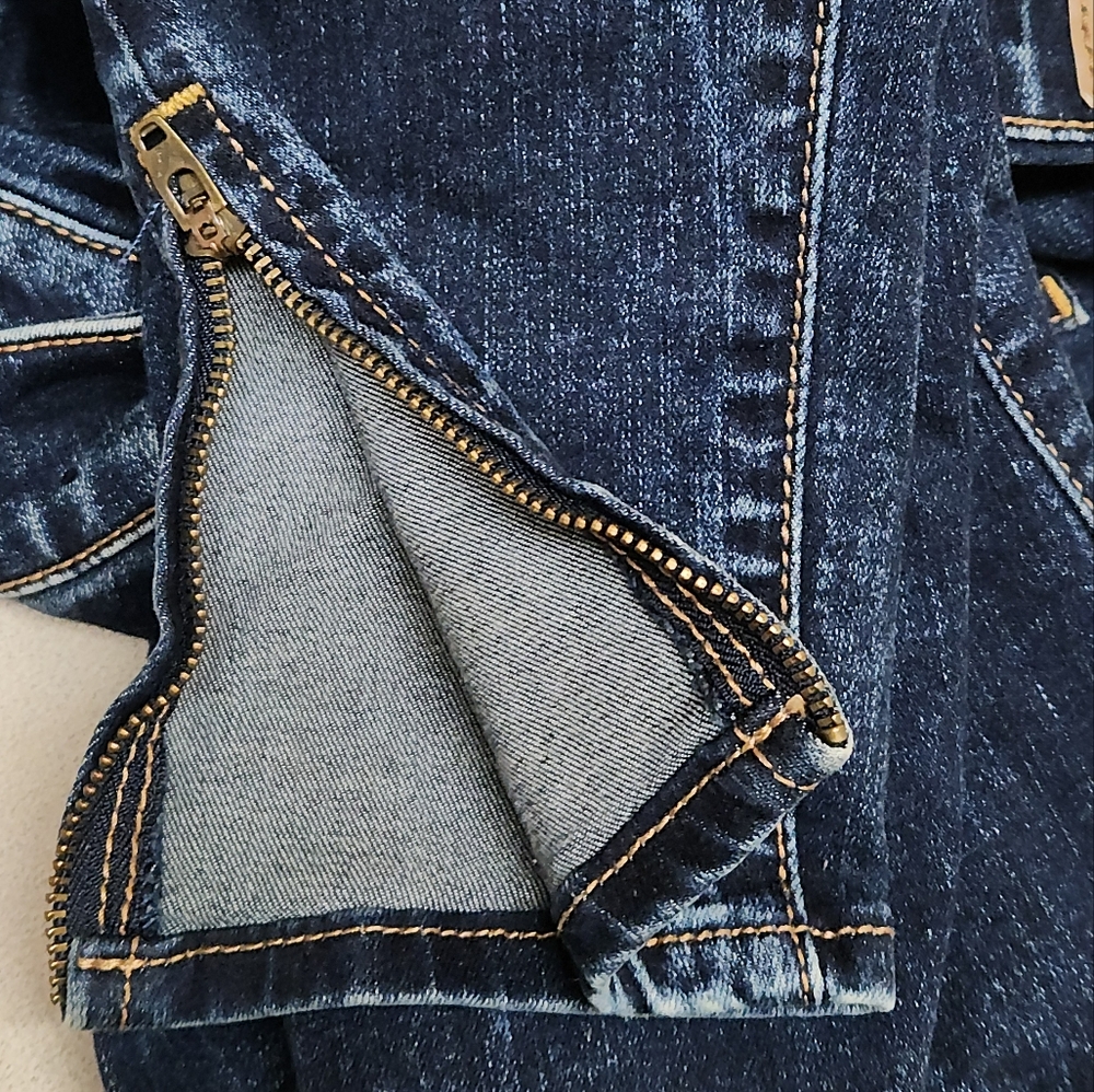 AMERICAN EAGLE super Stretch Jeggings With Side Zippers On Ankle Size 4 - Picture 8 of 11
